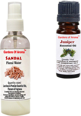 

Gardens Of Aroma Sandal Floral Water And Juniper Essential Oil(110 ml)