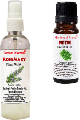 

Gardens Of Aroma Rosemary Floral Water And Neem Essential Oil(110 ml)