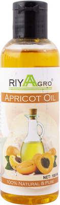 

RIYAAGRO 100 % Natrual & Pure Undiluted Cold Pressed Apricot Oil For Hair-Scalp-Skin-Face-Nails-- 100 ml(100 ml)