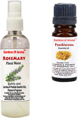 

Gardens Of Aroma Rosemary Floral Water And Frankincense Essential Oil(110 ml)
