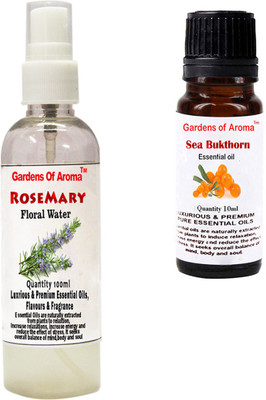

Gardens Of Aroma Rosemary Floral Water And Seabukthorn Essential Oil(110 ml)