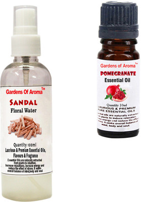 

Gardens Of Aroma Sandal Floral Water And Pomegranate Essential Oil(110 ml)