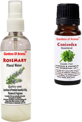 

Gardens Of Aroma Rosemary Floral Water And Coriander Essential Oil(110 ml)