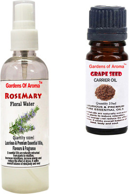 

Gardens Of Aroma Rosemary Floral Water And Grapeseed Essential Oil(110 ml)