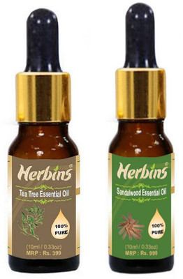 

Herbins Essential Oil (Tea Tree & Sandal)(20 ml)