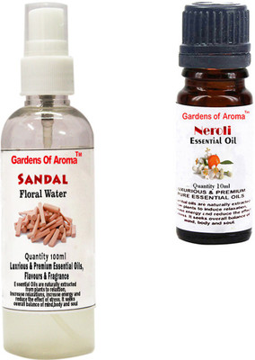 

Gardens Of Aroma Sandal Floral Water And Neroli Essential Oil(110 ml)