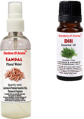 

Gardens Of Aroma Sandal Floral Water And Dill Essential Oil(110 ml)