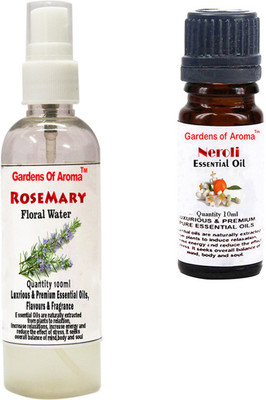 

Gardens Of Aroma Rosemary Floral Water And Neroli Essential Oil(110 ml)