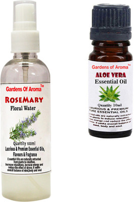 

Gardens Of Aroma Rosemary Floral WaterAnd Aloe vera Essential Oil(110 ml)