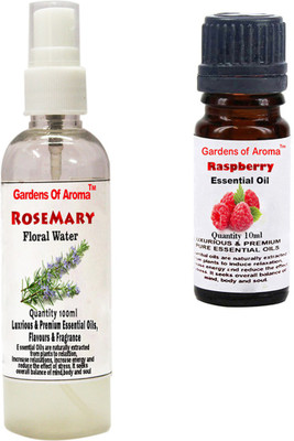 

Gardens Of Aroma Rosemary Floral Water And Raspberry Essential Oil(110 ml)