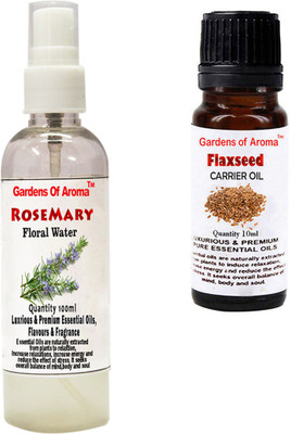 

Gardens Of Aroma Rosemary Floral Water And Flaxseed Essential Oil(110 ml)