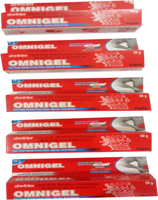 Cipla OMNIGEL PACK 5*50 GM Gel(50 g)