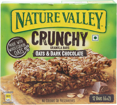 

Nature Valley Oats and Dark Chocolate Crunchy Granola Bars(252 g, Box)