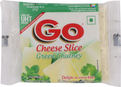 Go Green Chutney Processed cheese Slices(100 g)