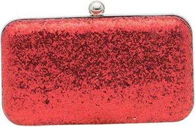 

TOOBA HANDICRAFT Casual Red Clutch