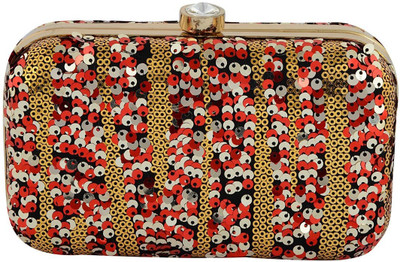 

TOOBA HANDICRAFT Casual Multicolor Clutch