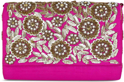 

The Purple Sack Party Pink Clutch