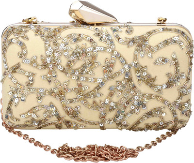 

The Purple Sack Party Gold Clutch