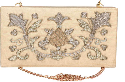 

The Purple Sack Party Gold Clutch