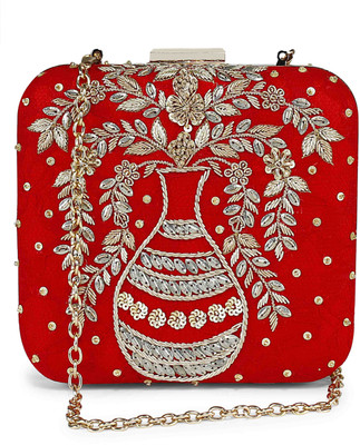 

The Purple Sack Party Red Clutch