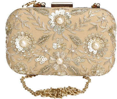 

The Purple Sack Party Gold Clutch