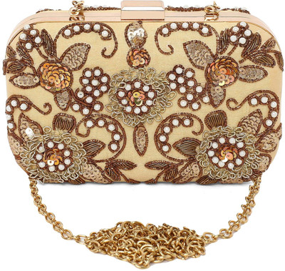 

The Purple Sack Party Gold Clutch