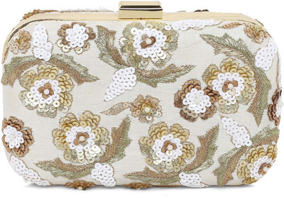 

The Purple Sack Party Beige Clutch