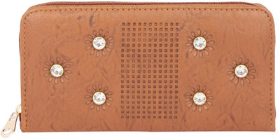 

Aliado Casual Brown Clutch