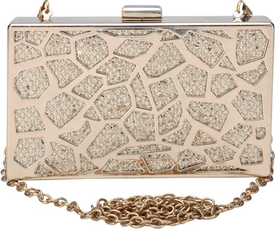 

The Purple Sack Party Gold Clutch