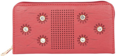 

Aliado Casual Red Clutch