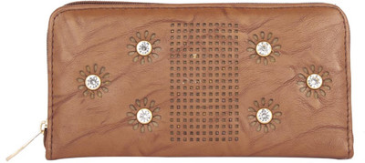 

Aliado Casual Brown Clutch