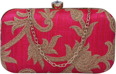 

Anekaant Party Pink Clutch