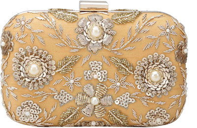 

The Purple Sack Party Gold Clutch