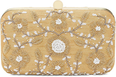 

The Purple Sack Party Gold Clutch