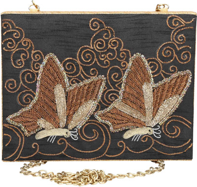 

The Purple Sack Party Black Clutch