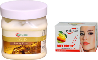 

Pink Root Mix Fruit Bleach 50g and Biocare Foot Spa Cream 500ml(Set of 2)