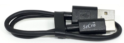 

secro Short USB C Type Cable(Black)