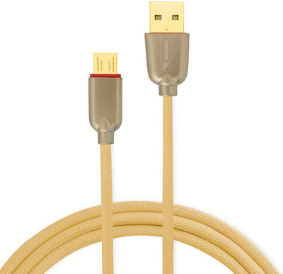 

TecMac Nylon USB Cable(Gold)