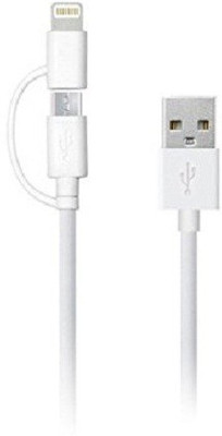 

XLNCPRO 2 IN 1 DATA CABLE USB Cable(White)