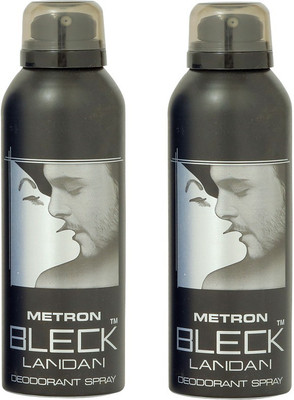 

METRON Black London Long-Lasting Deodorant Spray - For Men & Women (150 ml Pack of 2 pc) Body Spray - For Men & Women(300 ml, Pack of 2)