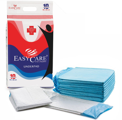 

EASYCARE EC-1190 Underpad - Pack of 10 Sheets (60 X 90 CM) Adult Diapers - L(10 Pieces)