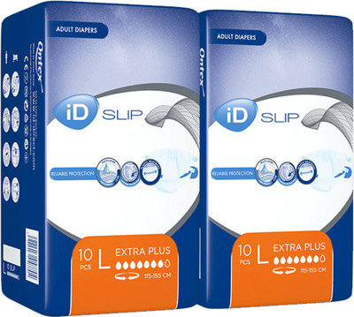 

ID Slip Adult Diapers - L(20 Pieces)