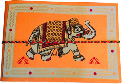 

Craftbazaar Regular Diary(Recycled Handmade, Orange)