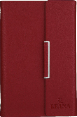 

Leana Regular Planner/Organizer(Handcrafted Gift Set, Maroon)