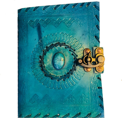 

Craftbazaar Regular Diary(Recycled Handmade, Sky Blue)