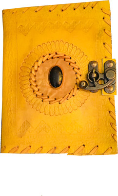 

Craftbazaar Regular Diary(Recycled Handmade, Yellow)