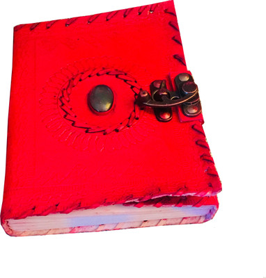 

Craftbazaar Regular Diary(Recycled Handmade, Red)