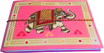 

Craftbazaar Regular Diary(Recycled Handmade, Pink)