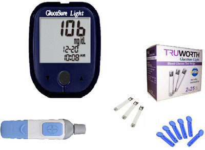 

Truworth Glucosure Light Glucometer(Dark Blue)