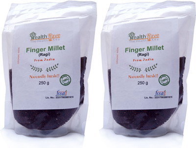 

Healthllave Traditional Organics Finger Millet | Ragi | Kodo | Natural Indian Farm Products Kodo Millet(500 g, Pack of 2)